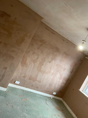 Dot and dab plasterboard skimming