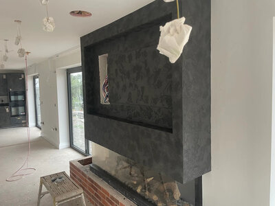 Expert local plasterer skimming work