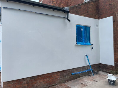 Professional house rendering by Rendace Plastering