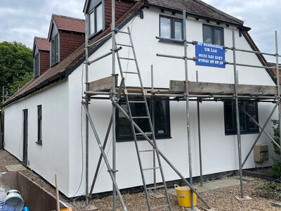 Clean render repair and application